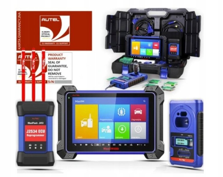 Autel IM608 Programator kluczy IMMO FLASH J2534 PL 2 LATA AKTUALIZACJA 1