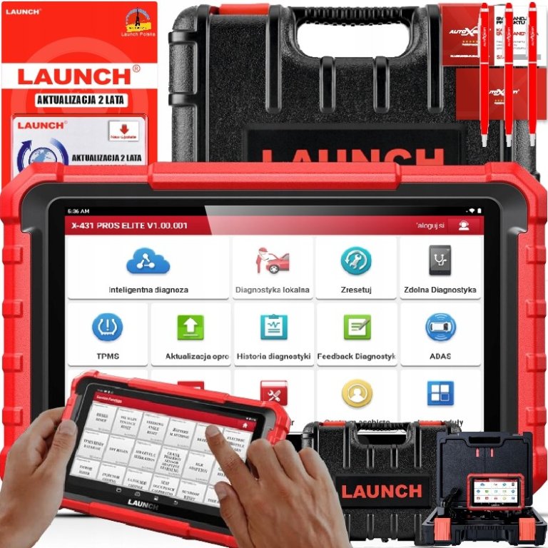 Launch X-431 PROS ELITE + ADAPTER VAG 2+2 PIN 3