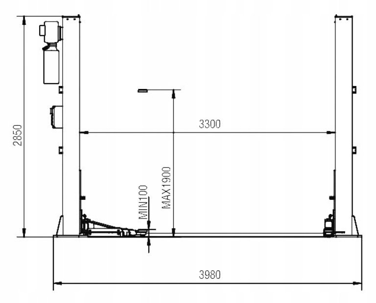 PODNOSNIK-DWUKOLUMNOWY-5-5T-SZEROKI-BESTLIFT-255DE-busy-dostawcze-Marka-Bestlift