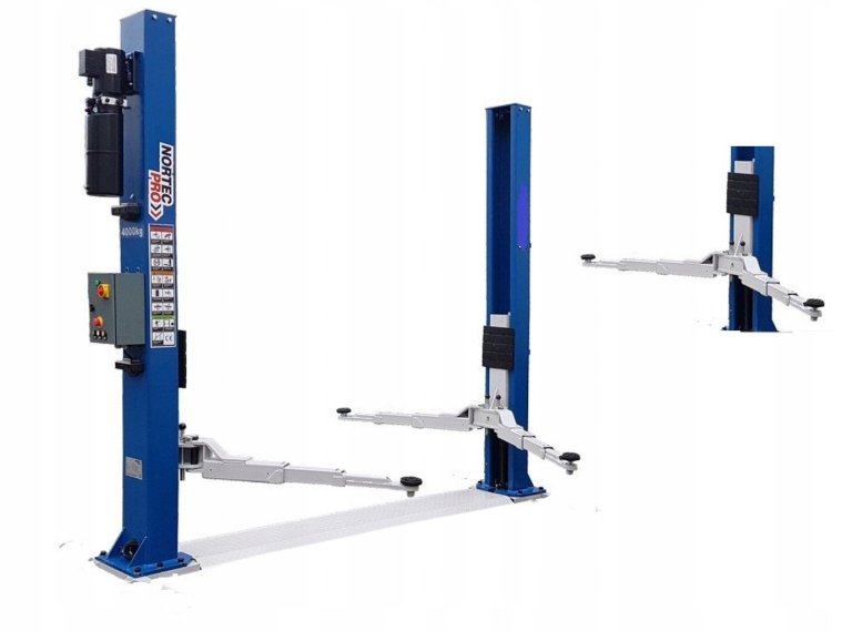 Podnosnik-dwukolumnowy-Nortec-PD4000N-4t-SYMETRYCZNE-RAMIONA-3-SEGMENTOWE