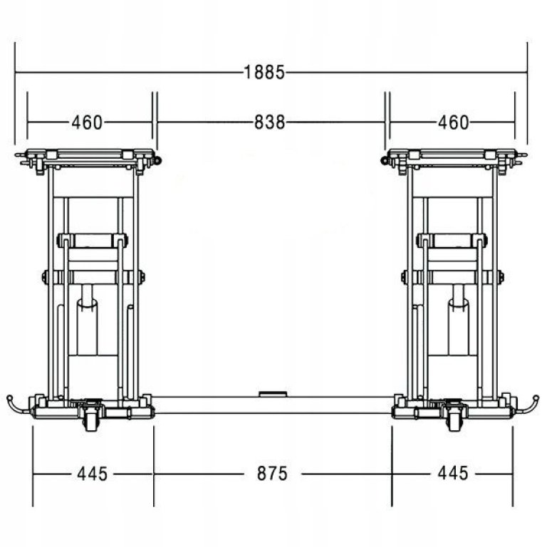 PODNOSNIK-NOZYCOWY-NISKI-TWIN-BUSCH-TW-S3-10E-Zasilanie-230-V