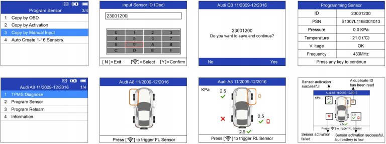 Programator czujników TPMS AUTEL 508WF Wi-Fi 2