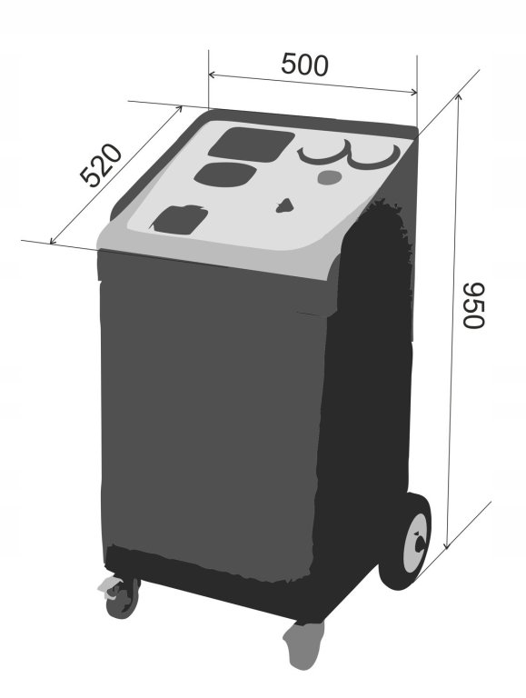 STACJA-KLIMATYZACJI-R134A-1234YF-AUTOMATYCZNA-SPIN-CLIMA-RACING-PRO-Tryb-pracy-automatyczny