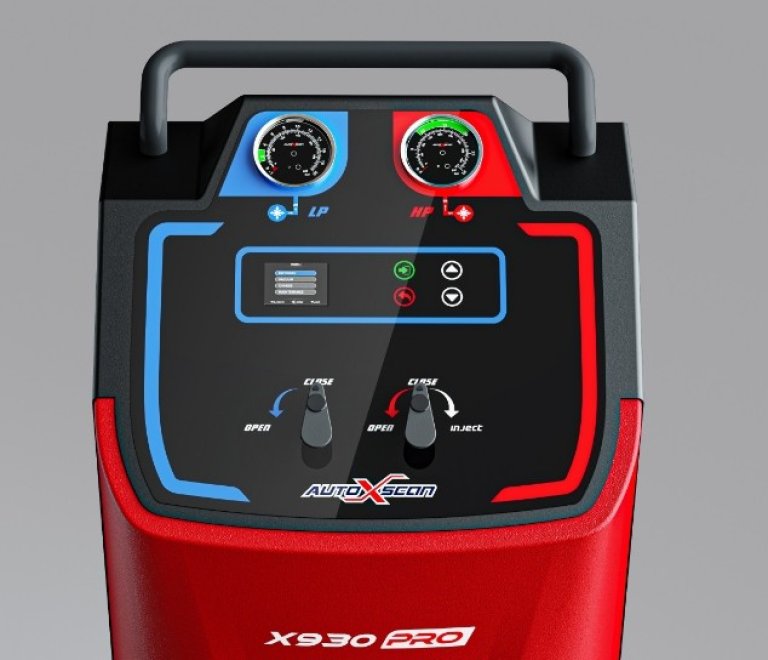Stacja-obslugi-klimatyzacji-AutoXscan-X930PRO-klima-r134a-1234yf-Marka-AutoXscan