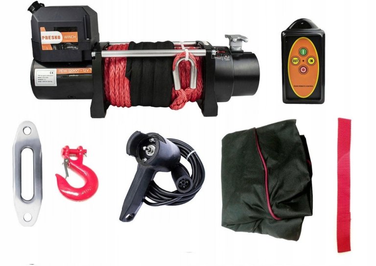 Wyciagarka-elektryczna-WINCH-12000-syntetyk-PRESKO