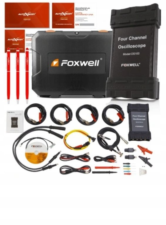 AUTOXSCAN RS930Pro TPMS + OSCYLOSKOP 4CH PL tester komputer 5