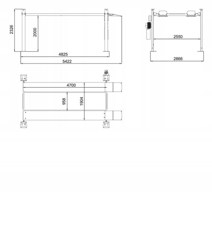 Podnosnik-parkingowy-BESTLIFT-437PX-WYSOKI-2M-SKLADANE-NAJAZDY-AUTOMATYCZNY-Waga-produktu-z-opakowaniem-jednostkowym-930-kg