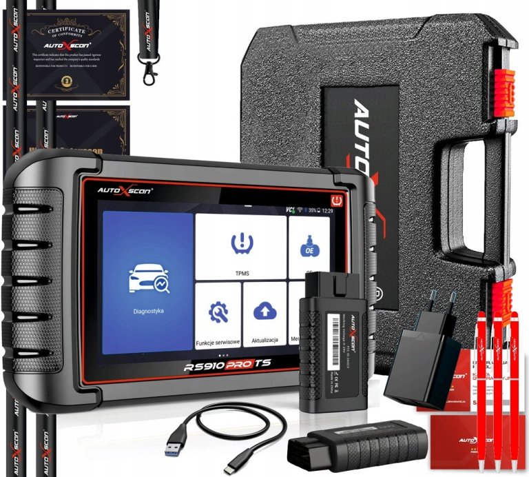 TESTER DIAGNOSTYCZNY AUTOXSCAN RS910 PRO TS 9