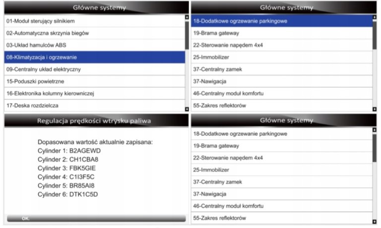 TESTER DIAGNOSTYCZNY RS830PRO VW AUDI SEAT SKODA 3