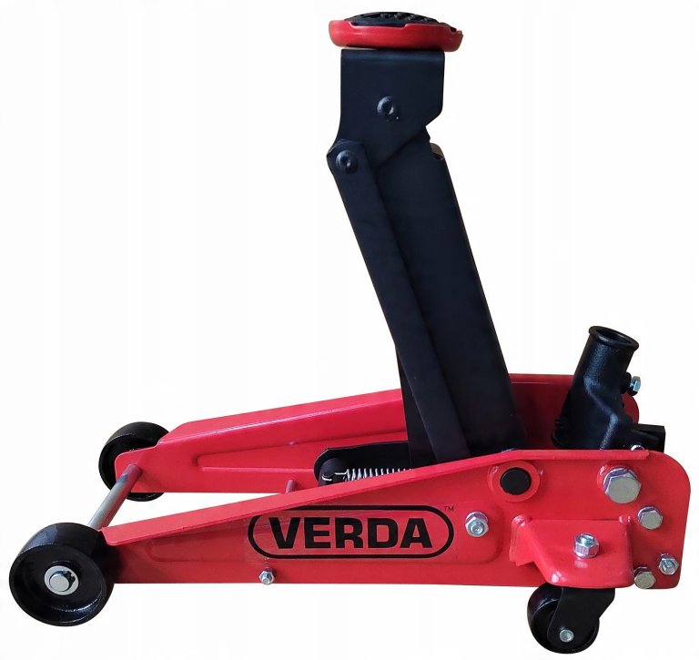 PODNOSNIK-SAMOCHODOWY-HYDRAULICZNY-WARSZTATOWY-ZABA-LEWAREK-WINDA-3T-VERDA-Maksymalna-wysokosc-podnoszenia-490-mm