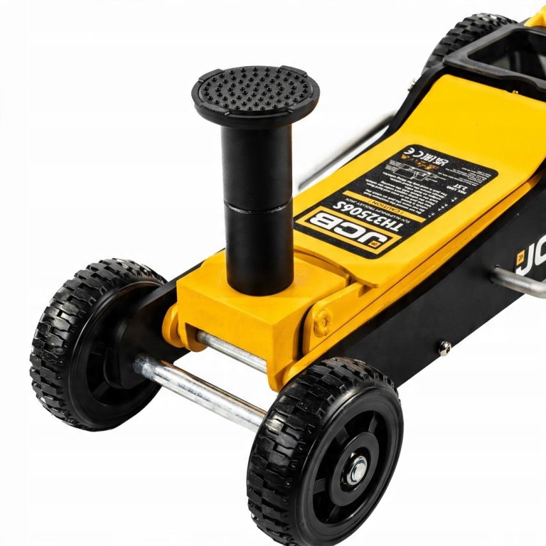 Podnosnik-warsztatowy-hydrauliczny-na-duzych-kolach-ZABA-2-5-T-JCB-Udzwig-2500-kg