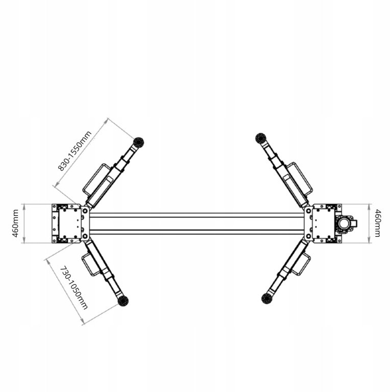 Podnosnik-dwukolumnowy-4T-GRUBBER-230V-2-40EF-RAMOWY-Z-RAMA-wzmocniony-Kod-producenta-GRUBBER-2-40R