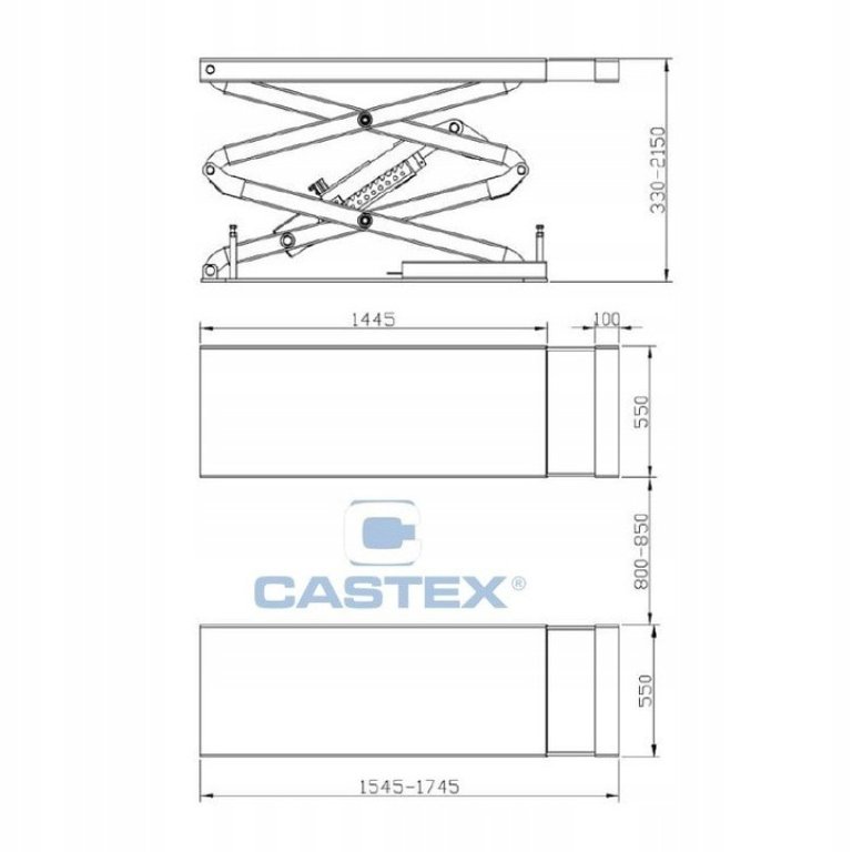 podnosnik-nozycowy-podposadzkowy-Castex-QJY3-2-1-230v-EAN-GTIN-5903089602194