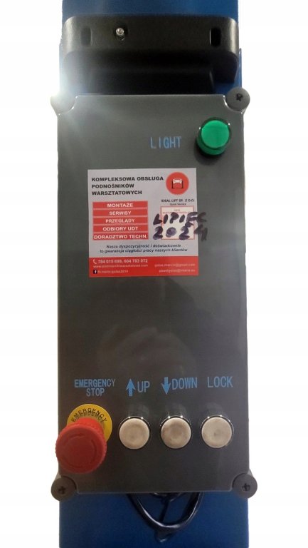 Podnosnik-DWUKOLUMNOWY-Bestlift-240-4T-GE-B-3-8m-laczony-gora-AUTOMAT-Marka-Bestlift